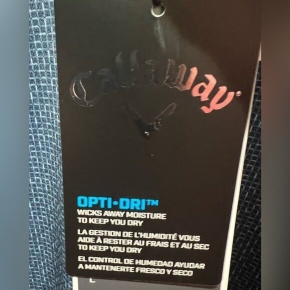 CALLAWAY NEW With Tags Opti-Dry Lightweight 1/4 Zip Long Sleeved Golf Shirt - Picture 6 of 11